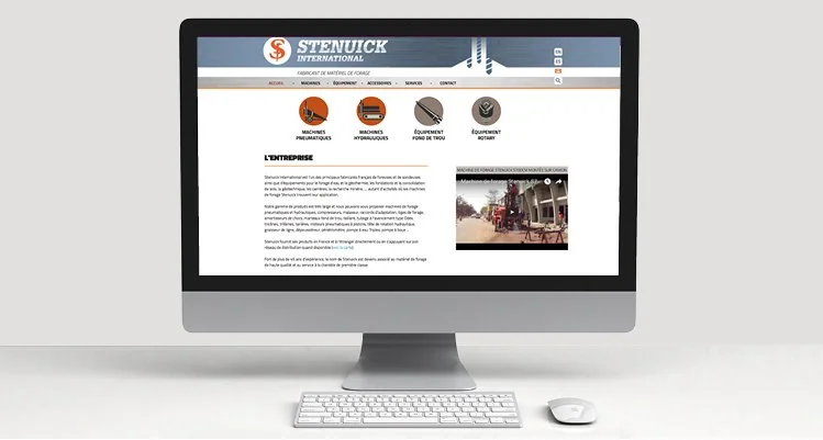 Site internet mobile first pour une entreprise industrielle 1