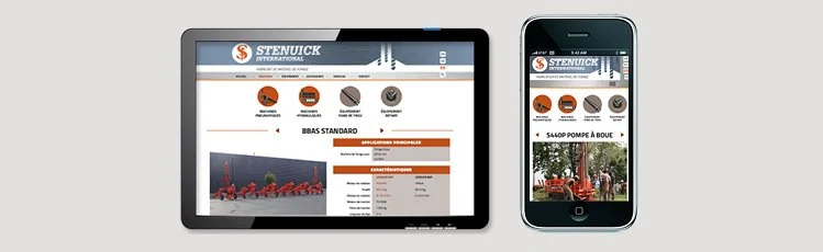 Site internet mobile first pour une entreprise industrielle 2
