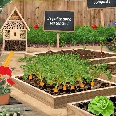 Jardin zéro gaspi et compostage : un stand pédagogique