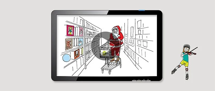 Une lettre au Père Noël pour relancer les ventes
