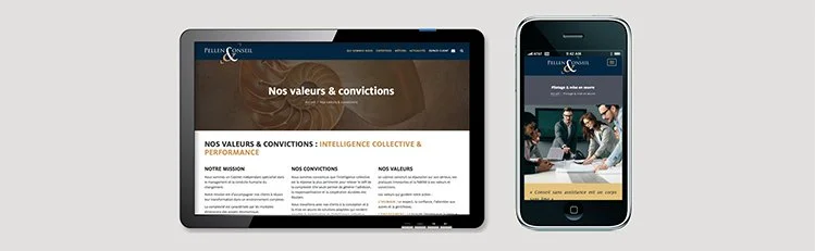 Une identité visuelle cohérente avec les ambitions du cabinet